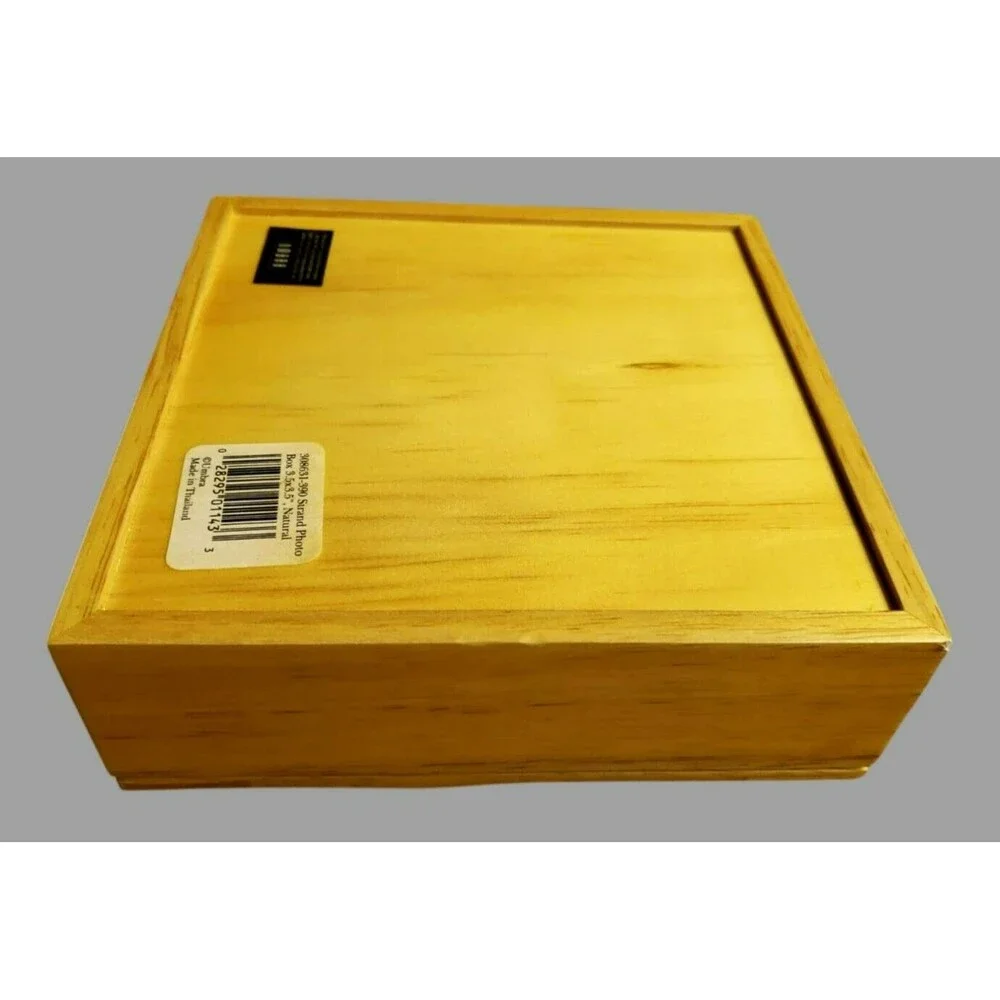 UMBRA STRAND BOX FRAME Warm Yellow Natural Wood With Textured Design 3.5